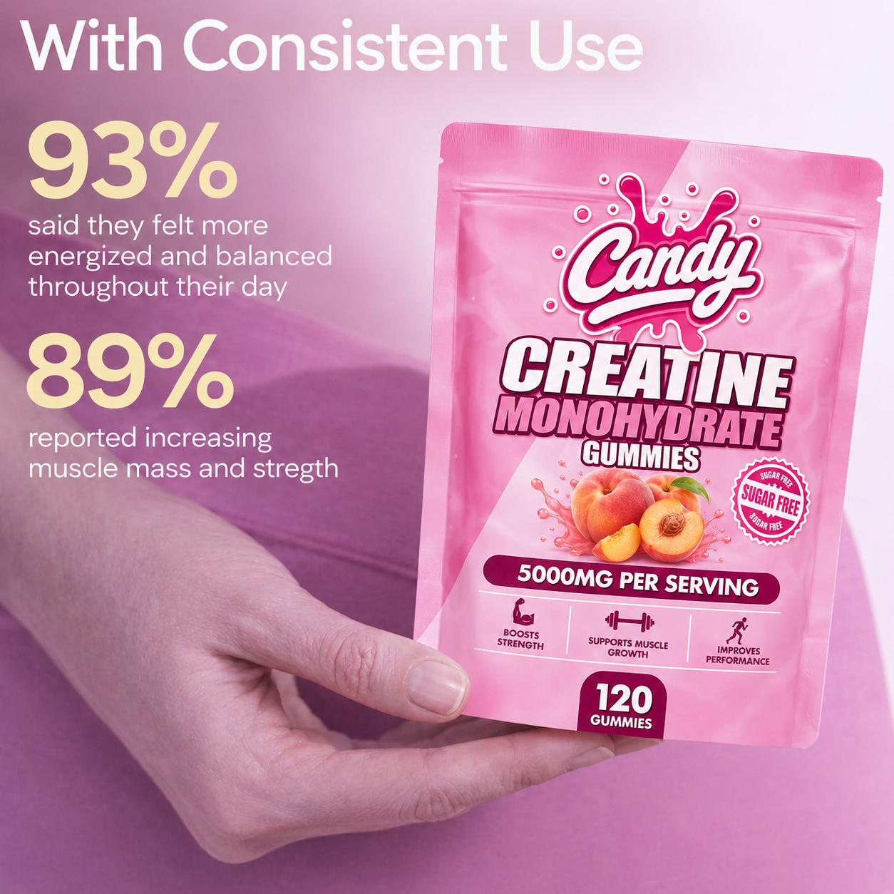 For Her Creatine Gummies by Candy